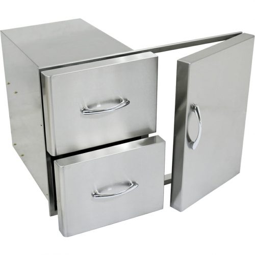 Grand Fire Double Drawer Door