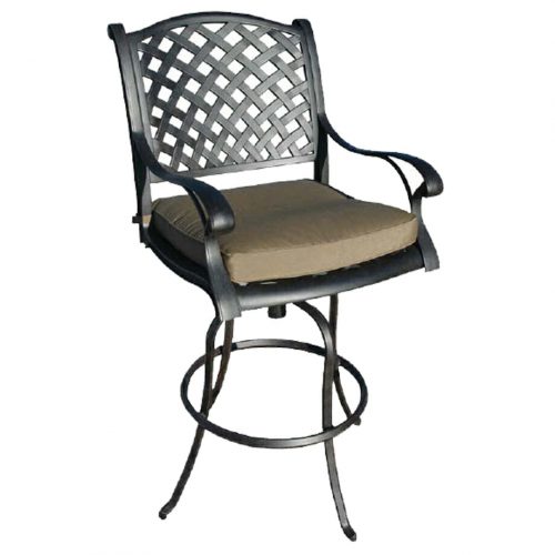 Melton Craft Nassau Bar Stool with Cushion