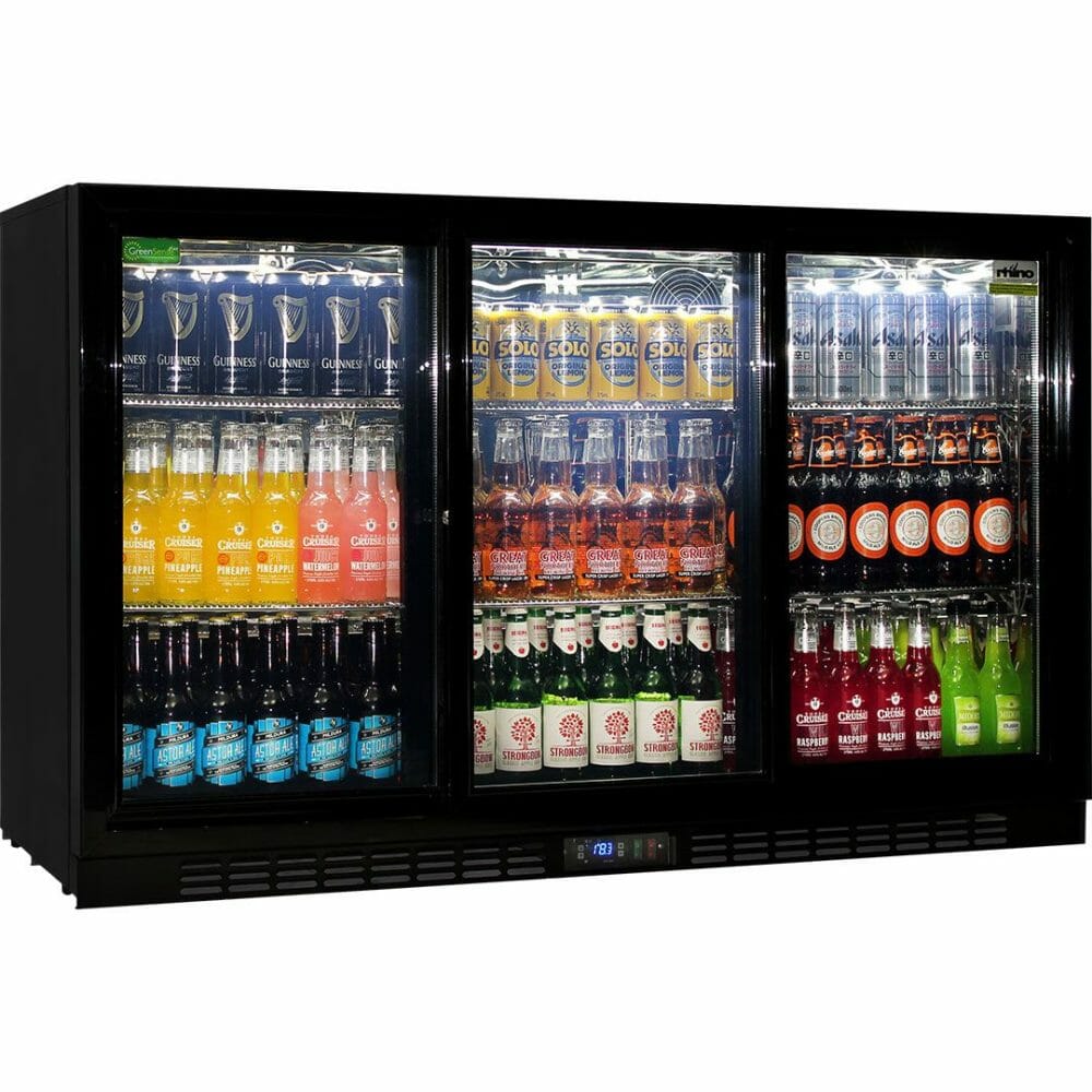 Rhino - SG3S-B - 330 Litre Sliding Alfresco Bar Fridge