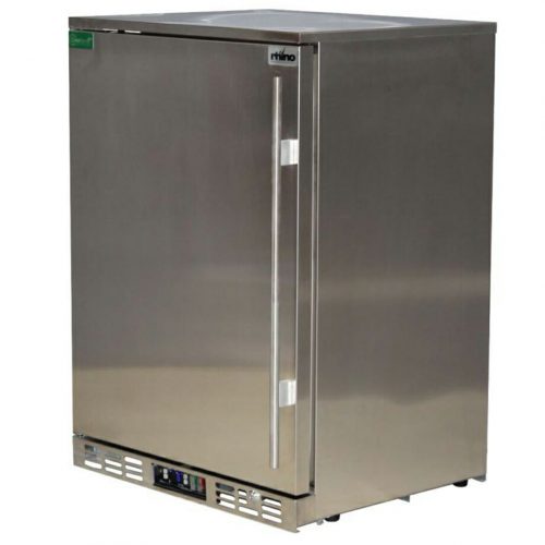 Rhino Stainless Steel 1 Door Solid Stainless Bar Fridge LHH