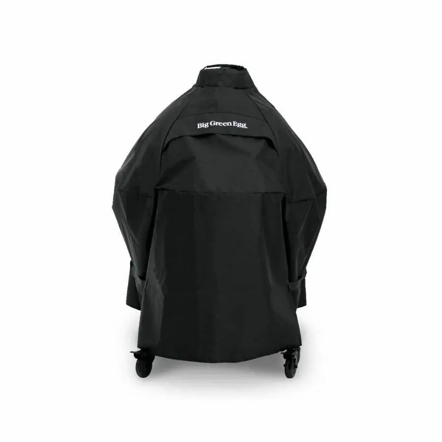 Big Green Egg Cover H - Medium in Nest and MiniMax on Portable Nest