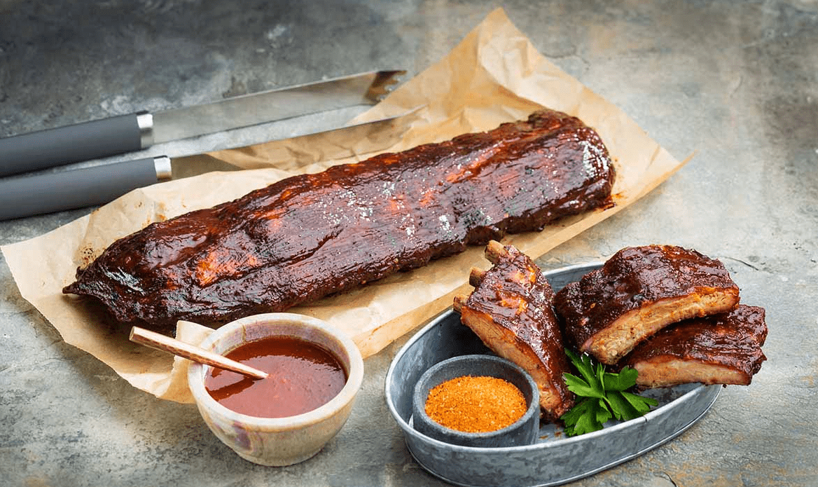 Championship Ribs with KC Butt BBQ Sauce