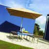 Instant Shade Centre Post 2 m Acrylic Square Outdoor Umbrella