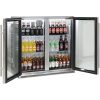 Schmick - SK190-SS - Stainless Steel Heated Glass and Triple Glazing Bar Fridge - Image 2