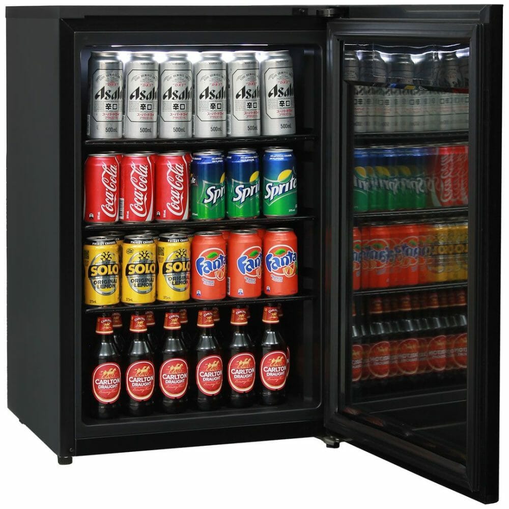 Schmick - EX108 - Black Zero Party Fridge lass Door - Right Hinged - Image 2