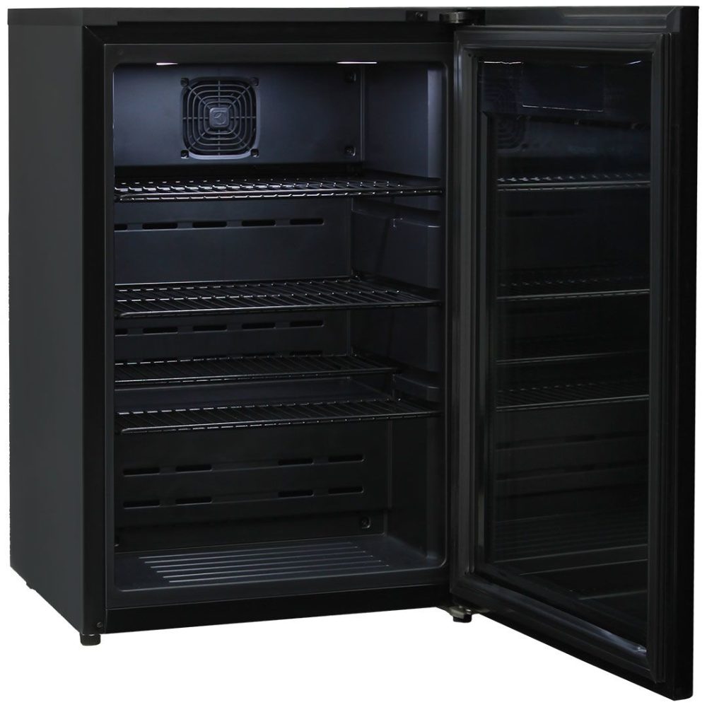 Schmick - EX108 - Black Zero Party Fridge lass Door - Right Hinged - Image 3