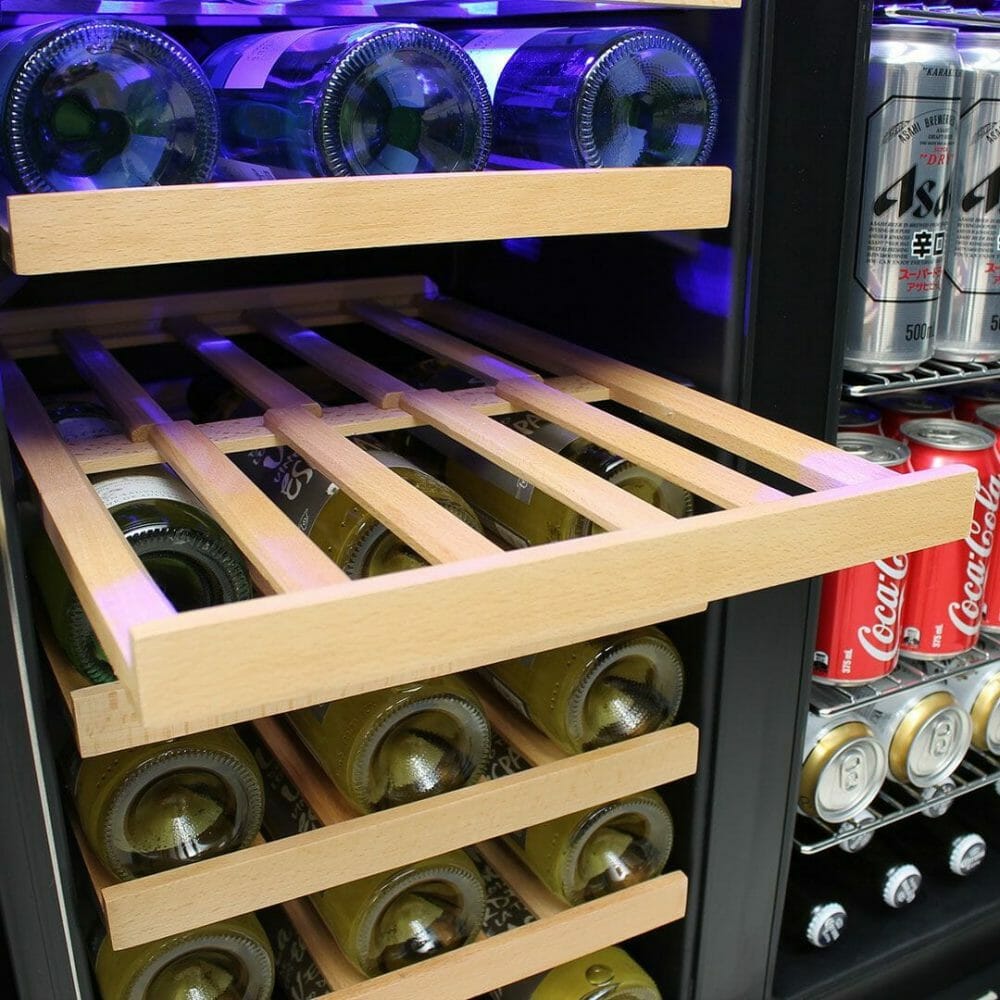 Schmick - JC165 - Stainless Steel Door Triple Glazed Dual Zone Beer & Wine Fridge - Image 4