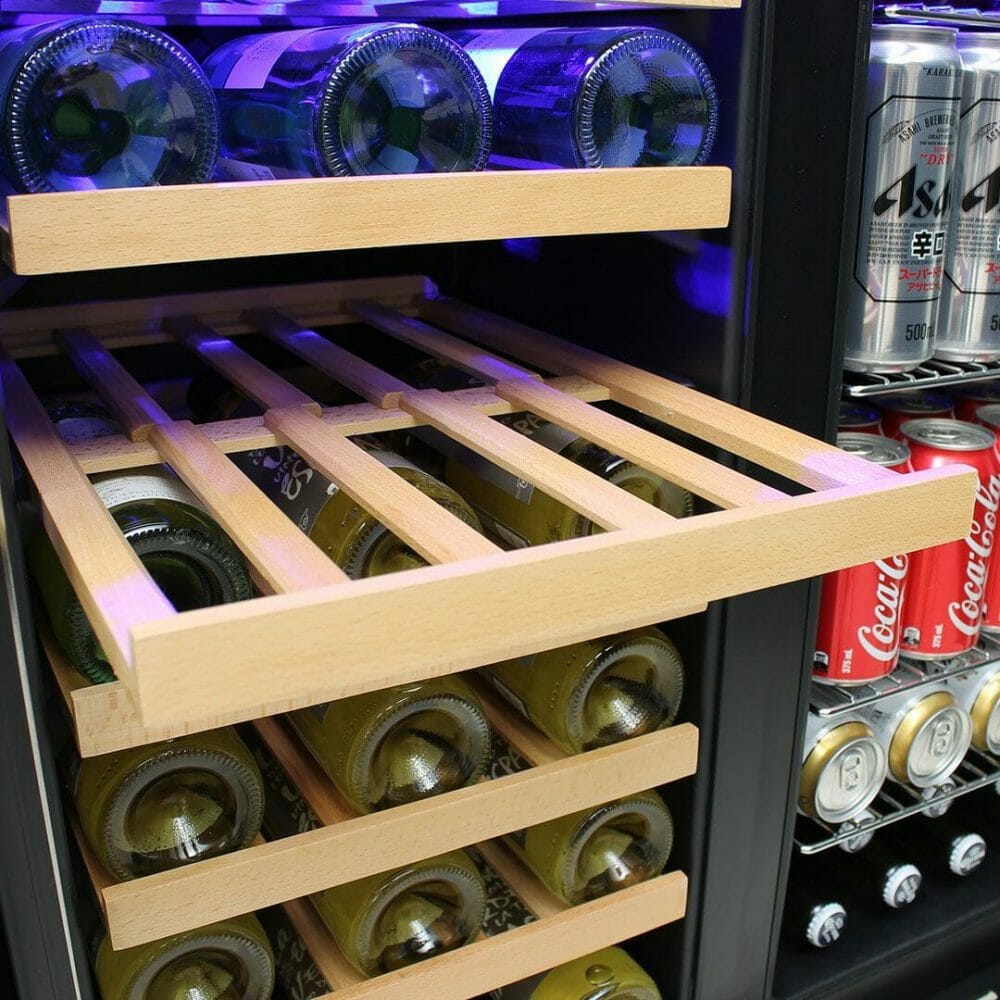 Schmick - JC165 - 165 Litre Beer And Wine Dual Zone Bar Fridge