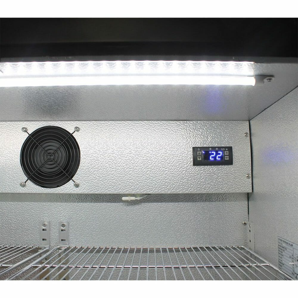 Schmick - SK190-B - Black Heated Glass and Triple Glazing Bar Fridge - Image 4