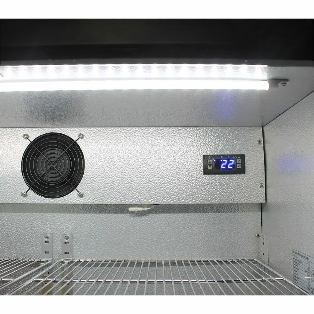 Schmick - SK190-SS - Stainless Steel Heated Glass and Triple Glazing Bar Fridge - Image 4