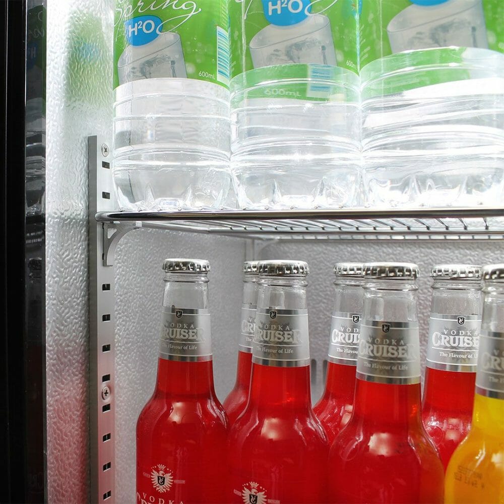 Schmick - SK190-SS - Stainless Steel Heated Glass and Triple Glazing Bar Fridge - Image 5