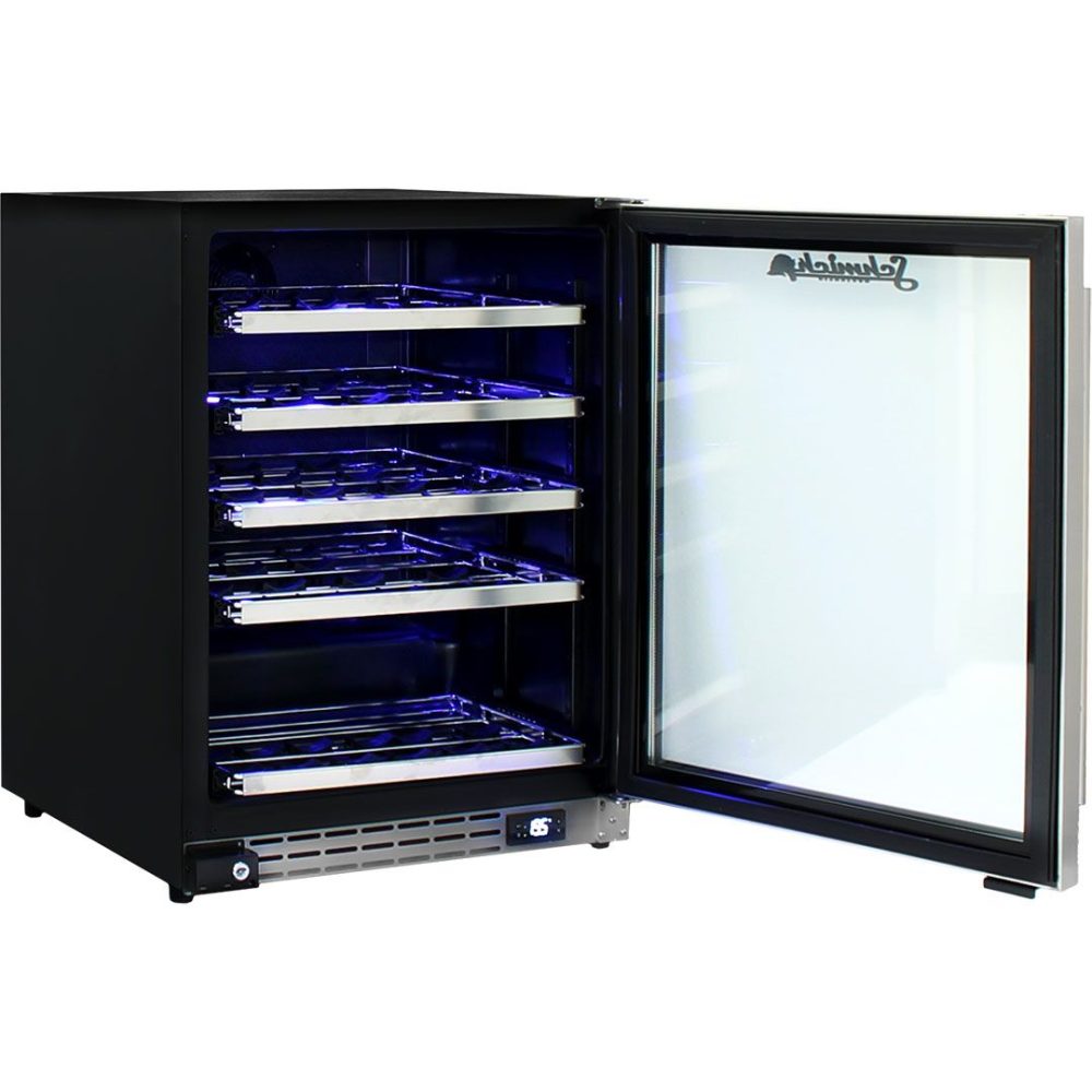 Schmick - JC132W - White Triple Glazed Wine Fridge - Right Hinged (Reversible) - Image 4
