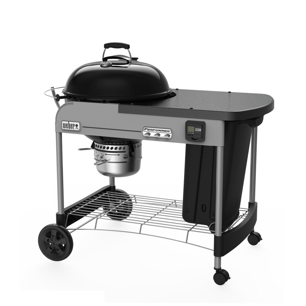 Weber 57cm Performer Premium Kettle with Gourmet Barbecue System