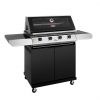 BeefEater 1200 BBQ Black, Trolley and Side Burner 4B - Image 2