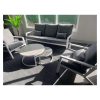 Melton Craft Venus Deep Seat Setting 5pc, Round Coffee Tables - White