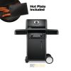 Napoleon Rogue 365 Black - Cast Grills, Multifunctional Warming Rack, No Side Burner- LPG