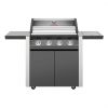 BeefEater 1600 BBQ Dark, Trolley and Side Burner 4B