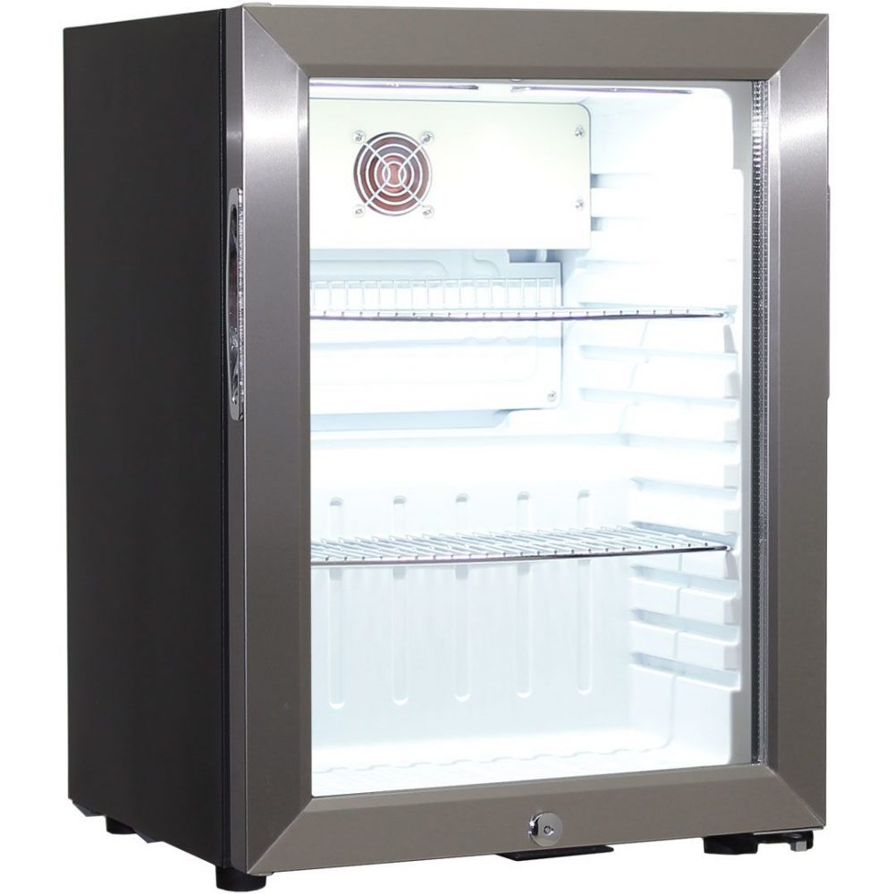 Schmick - SK40-SS - Mini Bar Fridge Quiet Running with Shallow Depth, Glass Door - Right Hinged (Reversible) - Image 3