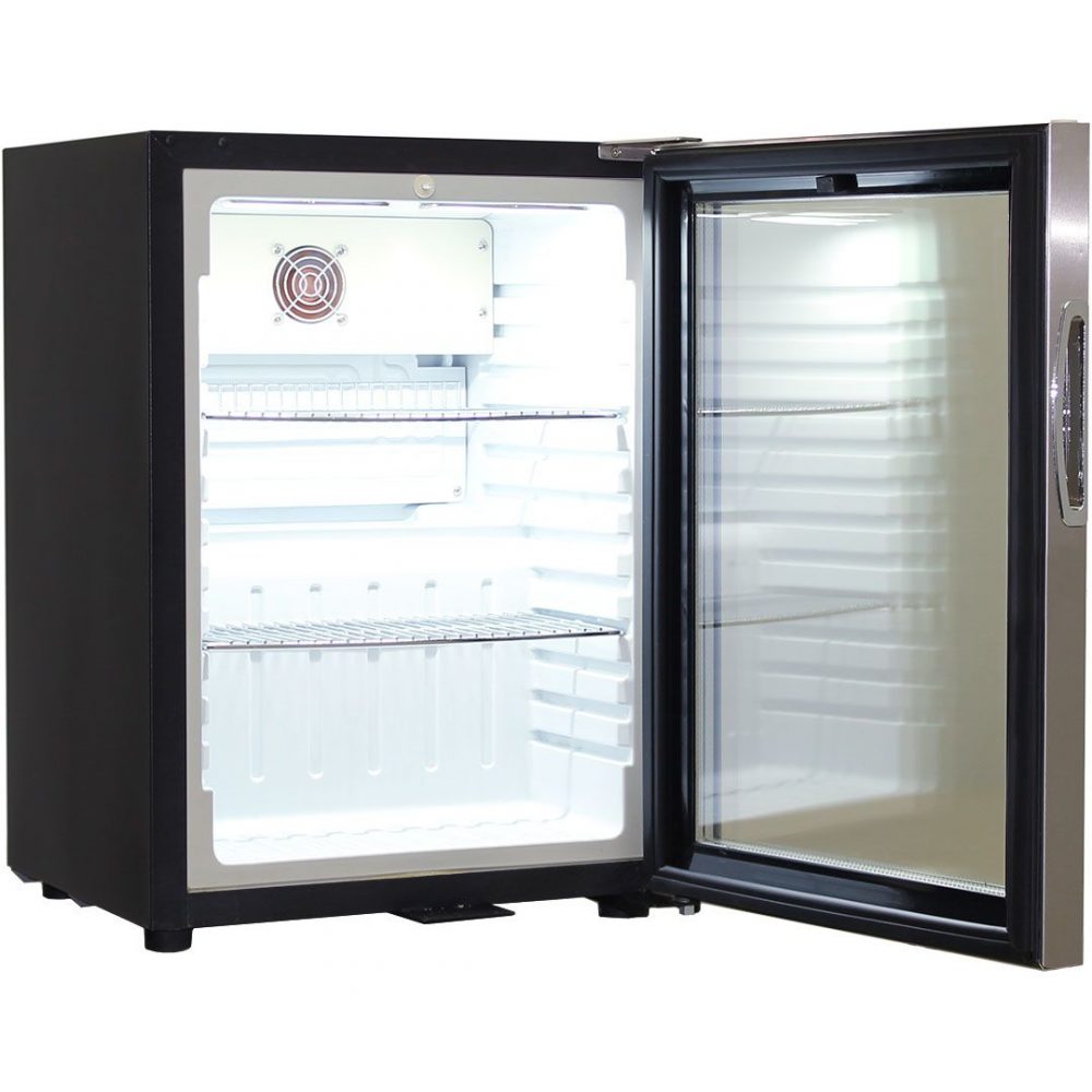 Schmick - SK40-SS - Mini Bar Fridge Quiet Running with Shallow Depth, Glass Door - Right Hinged (Reversible) - Image 4