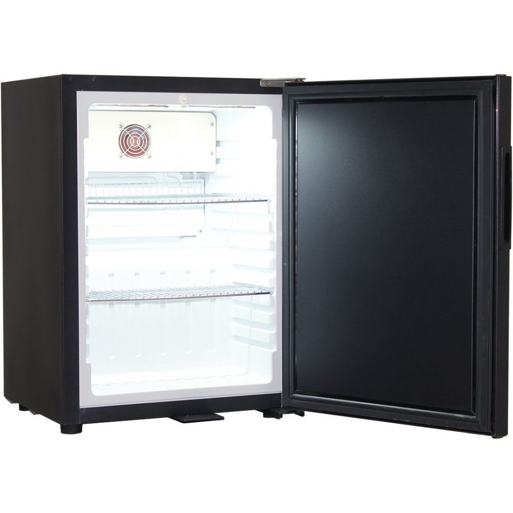 Schmick - SK40-SD - Black Solid Door Mini Bar Fridge - Right Hinged (Reversible) - Image 3