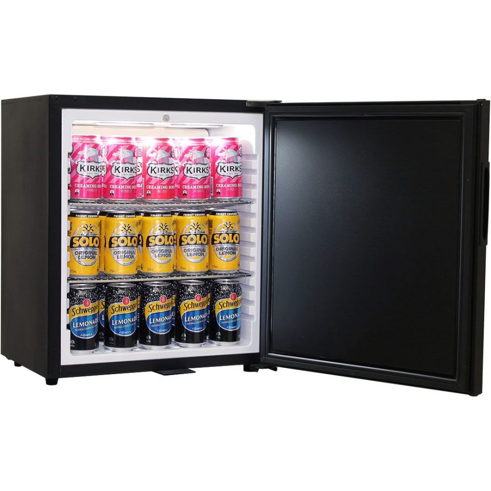Schmick - SK55-SD - Black Solid Door Mini Bar Fridge - Right Hinged (Reversible) - Image 2