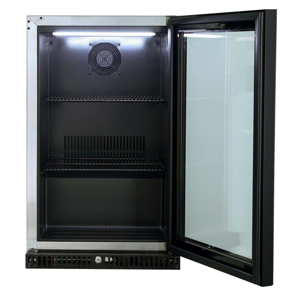 Gasmate - Nova Single Door Bar Fridge - Black Interior