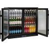 Rhino - SG2H-B-HD - Black Heated Glass 2 Door Bar Fridge - Image 3
