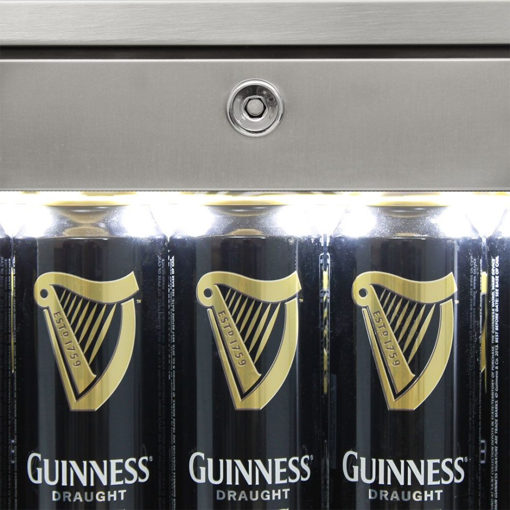 Rhino - SG2H-HD - Black Heated Glass 2 Door Bar Fridge - Image 4
