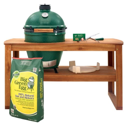 Big Green Egg - Large Acacia Table Bundle