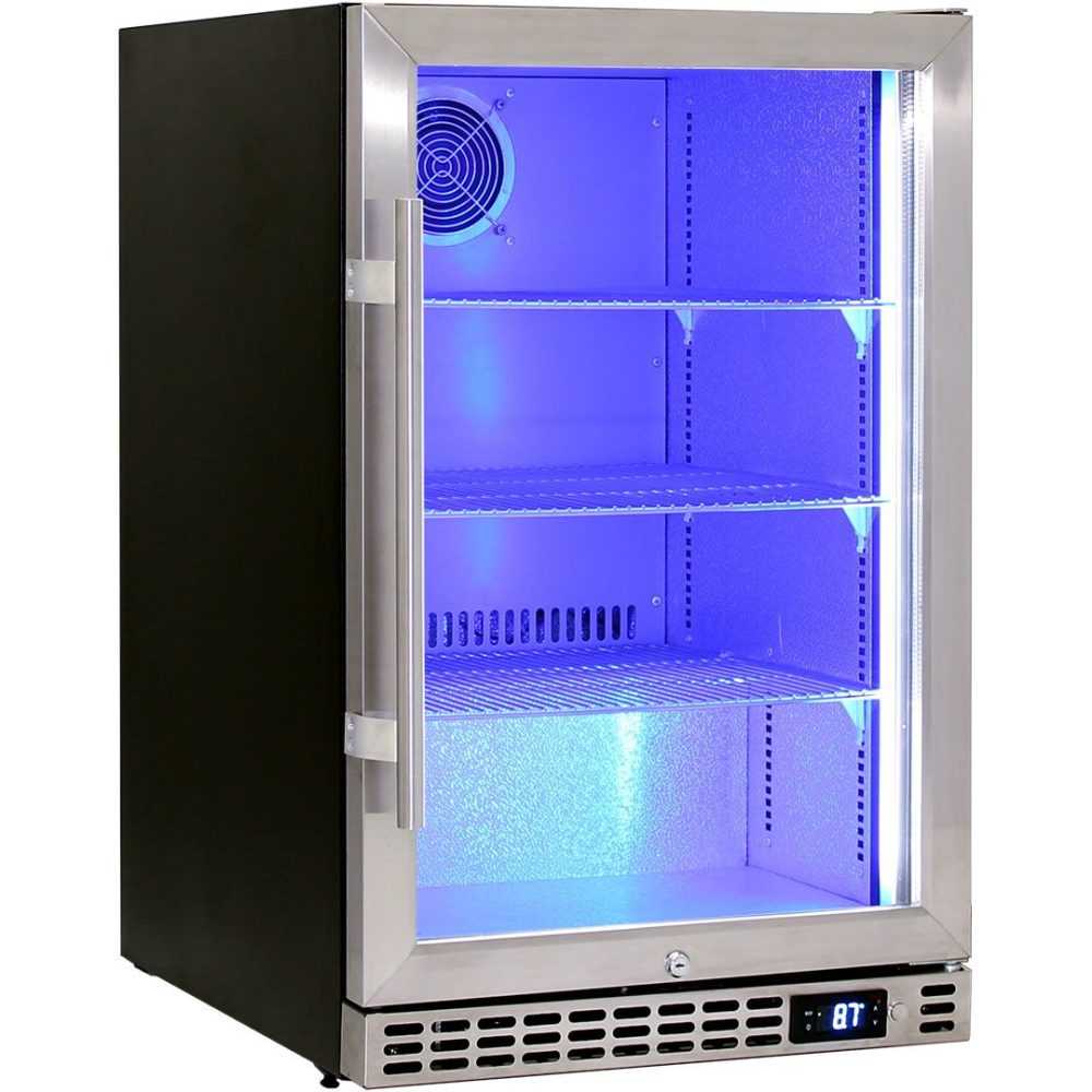 Schmick - SK116R-HD - Stainless Steel Door with Heated Glass Bar Fridge - Right Hinged - Image 7