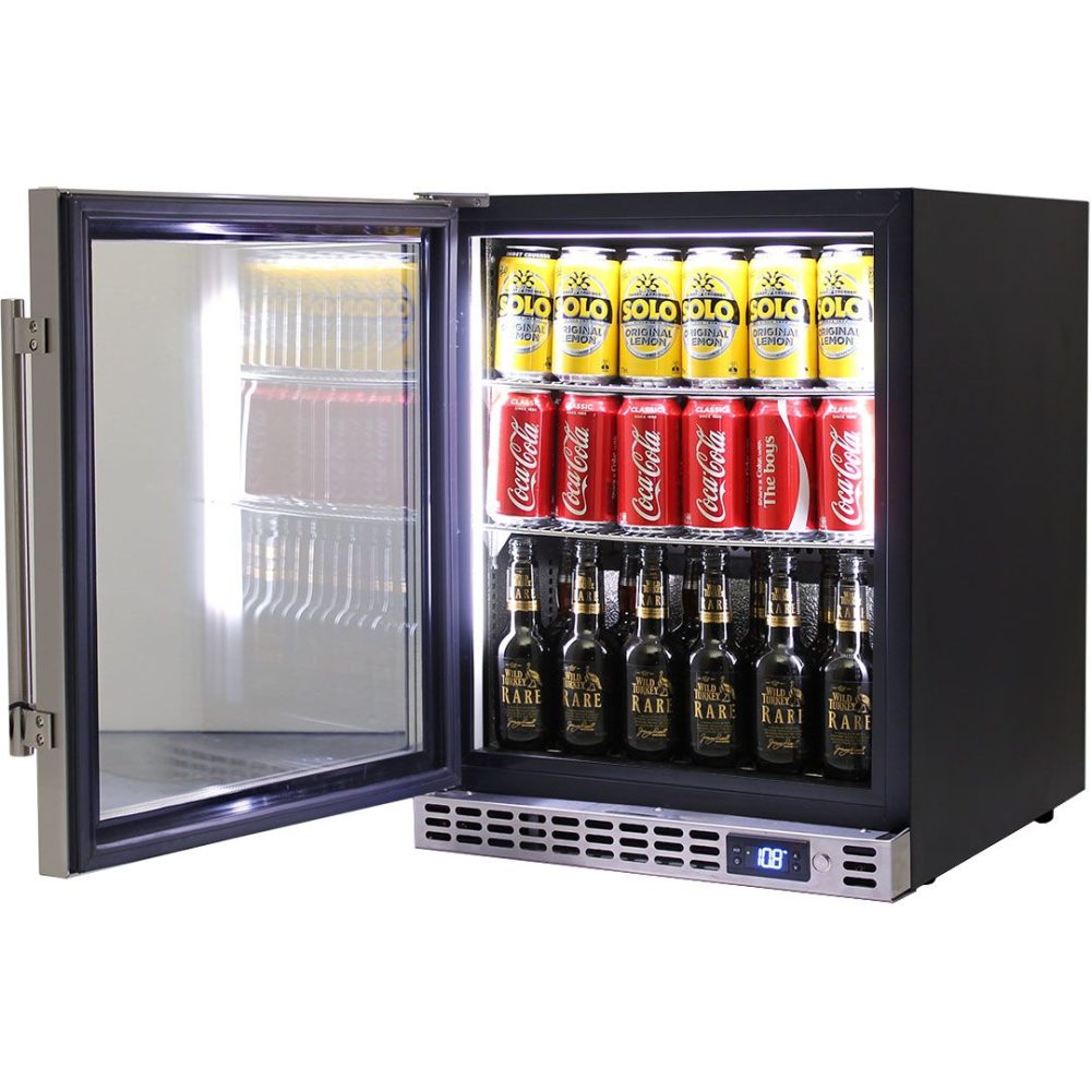 Schmick - SK86R-HD - Stainless Steel Door Heated Glass Bar Fridge - Right Hinged - Image 5