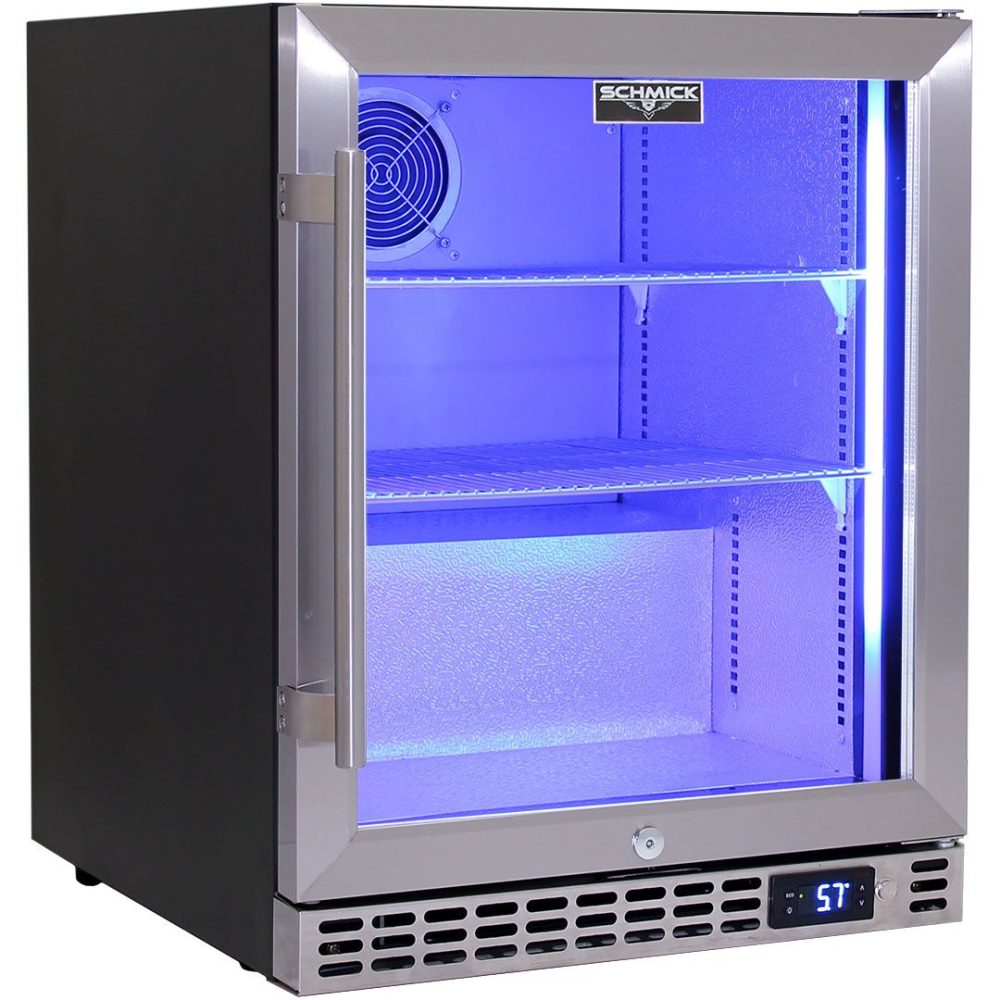 Schmick - SK86-SS - 77 Litre Quiet Stainless Steel Bar Fridge