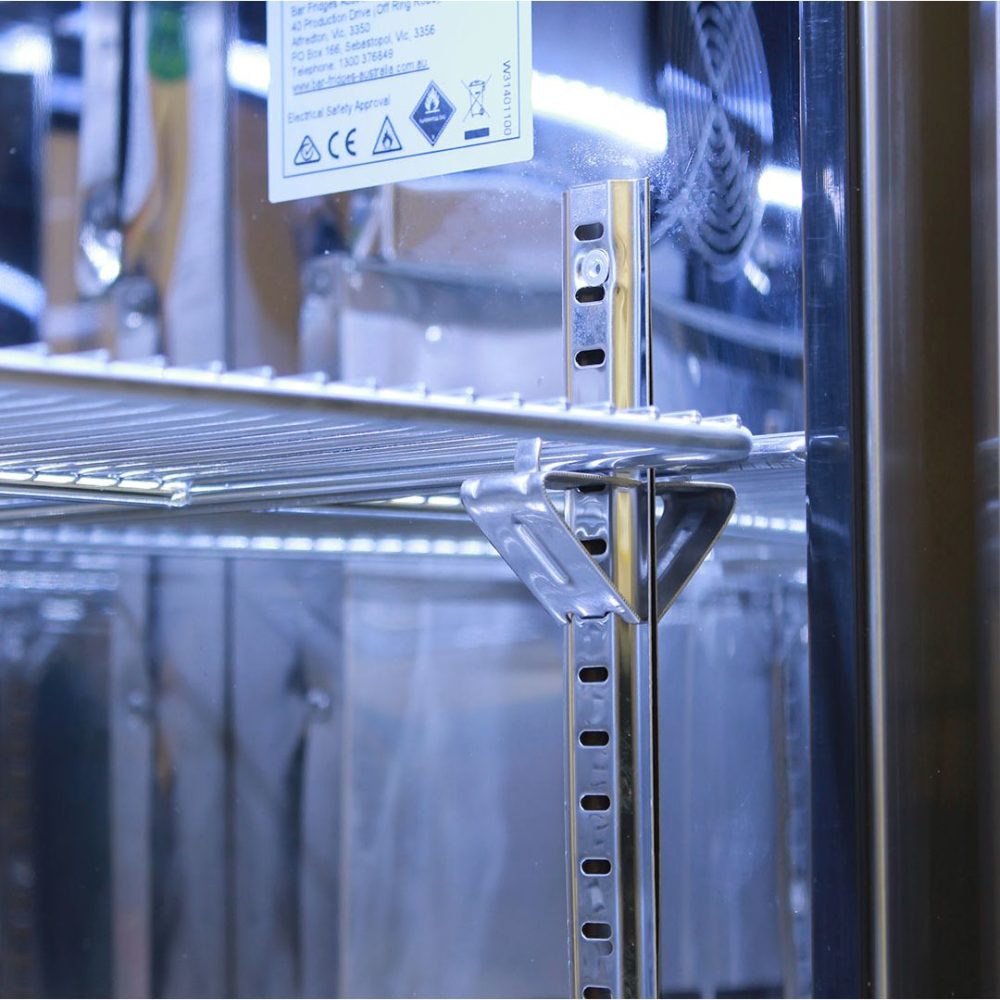 Rhino - ENV3H-SS - Stainless Steel Glass Door Marine Grade Bar Fridge - Image 10