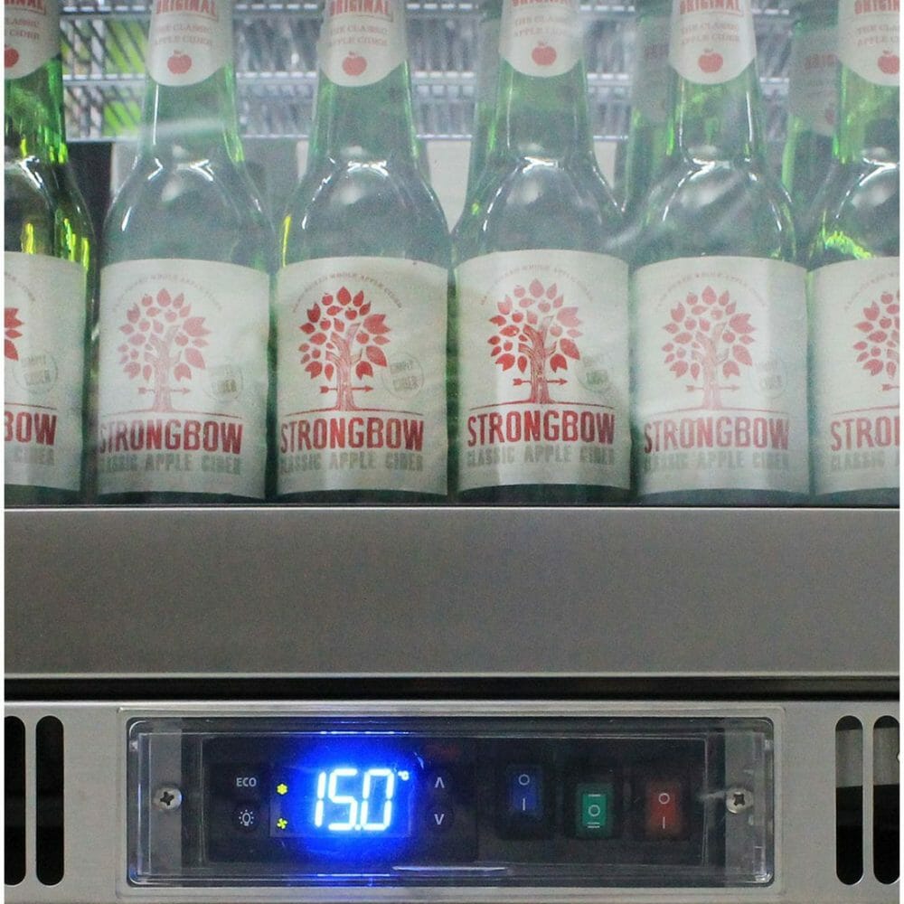 Rhino - ENV3H-SS - Stainless Steel Glass Door Marine Grade Bar Fridge - Image 7