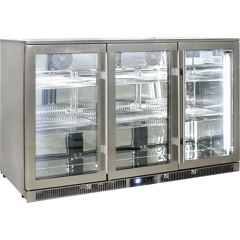 Rhino - ENV3H-SS - 388 Litre Quiet Marine Grade Alfresco Bar Fridge