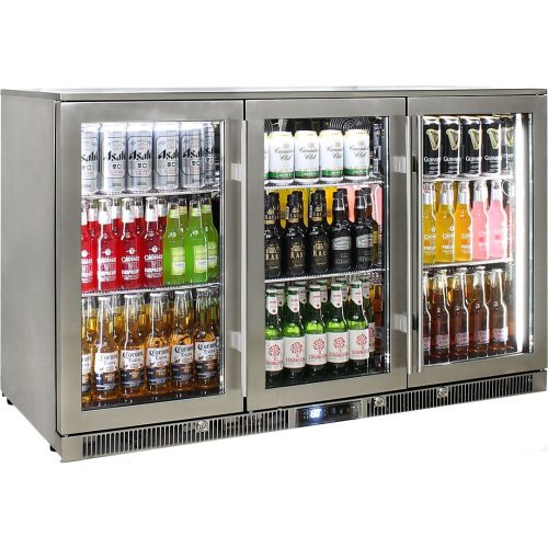 Rhino - ENV3H-SS - 388 Litre Quiet Marine Grade Alfresco Bar Fridge