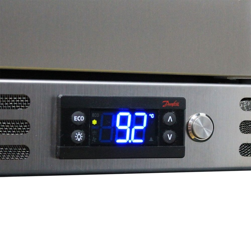 Schmick - SK156-SD - Stainless Steel Solid Door Bar Fridge - Right Hinged (Reversible) - Image 8
