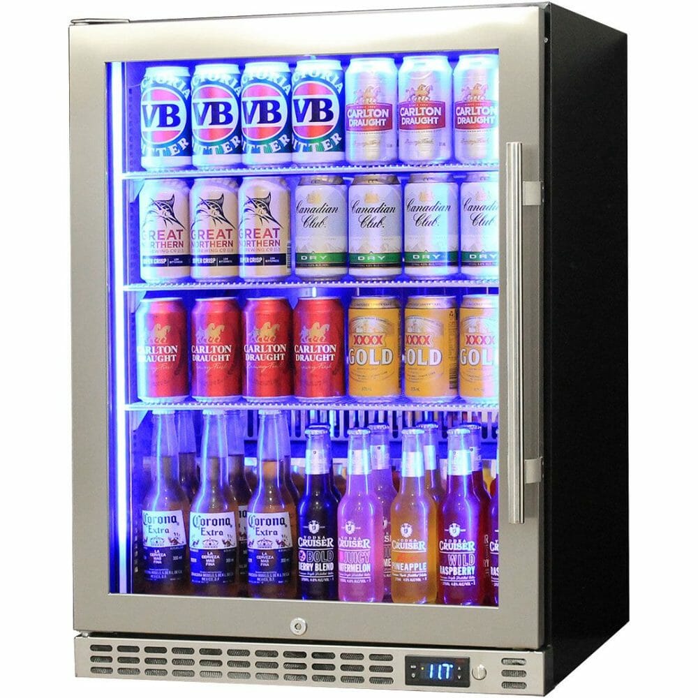 Schmick - SK156L-HD - Heated Glass Bar Fridge - Left Hinged - Image 2