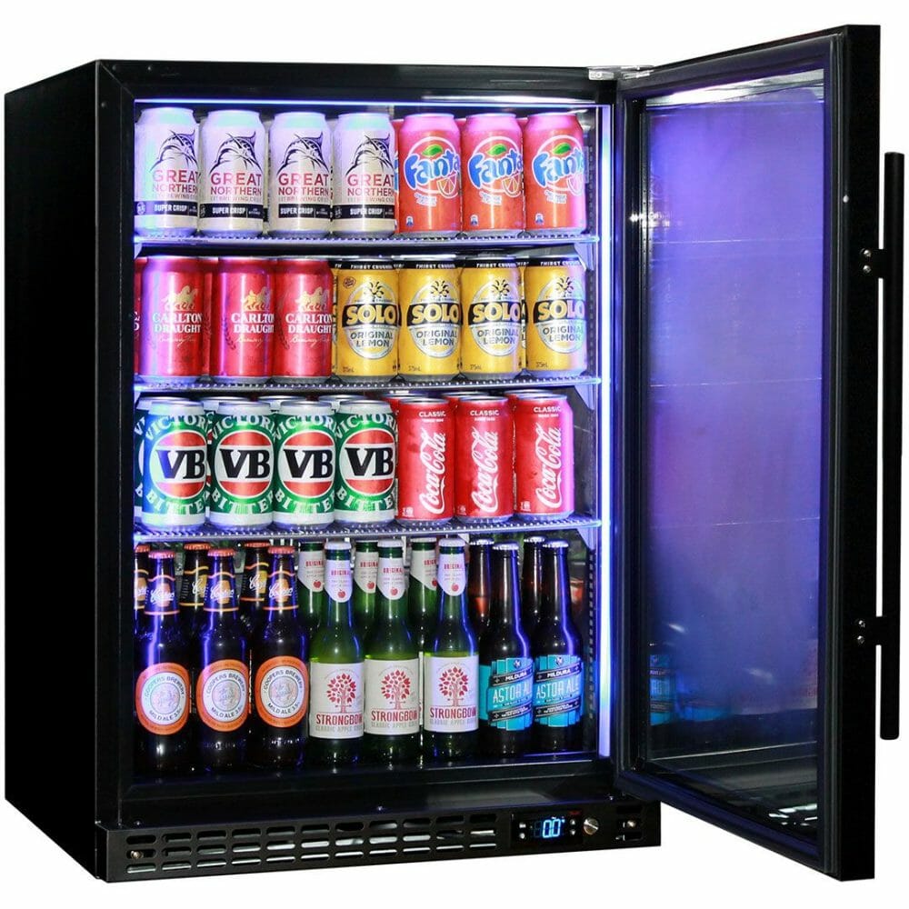 Schmick - SK156-B-HD - 140 Litre Under Bench Heated Door Bar Fridge