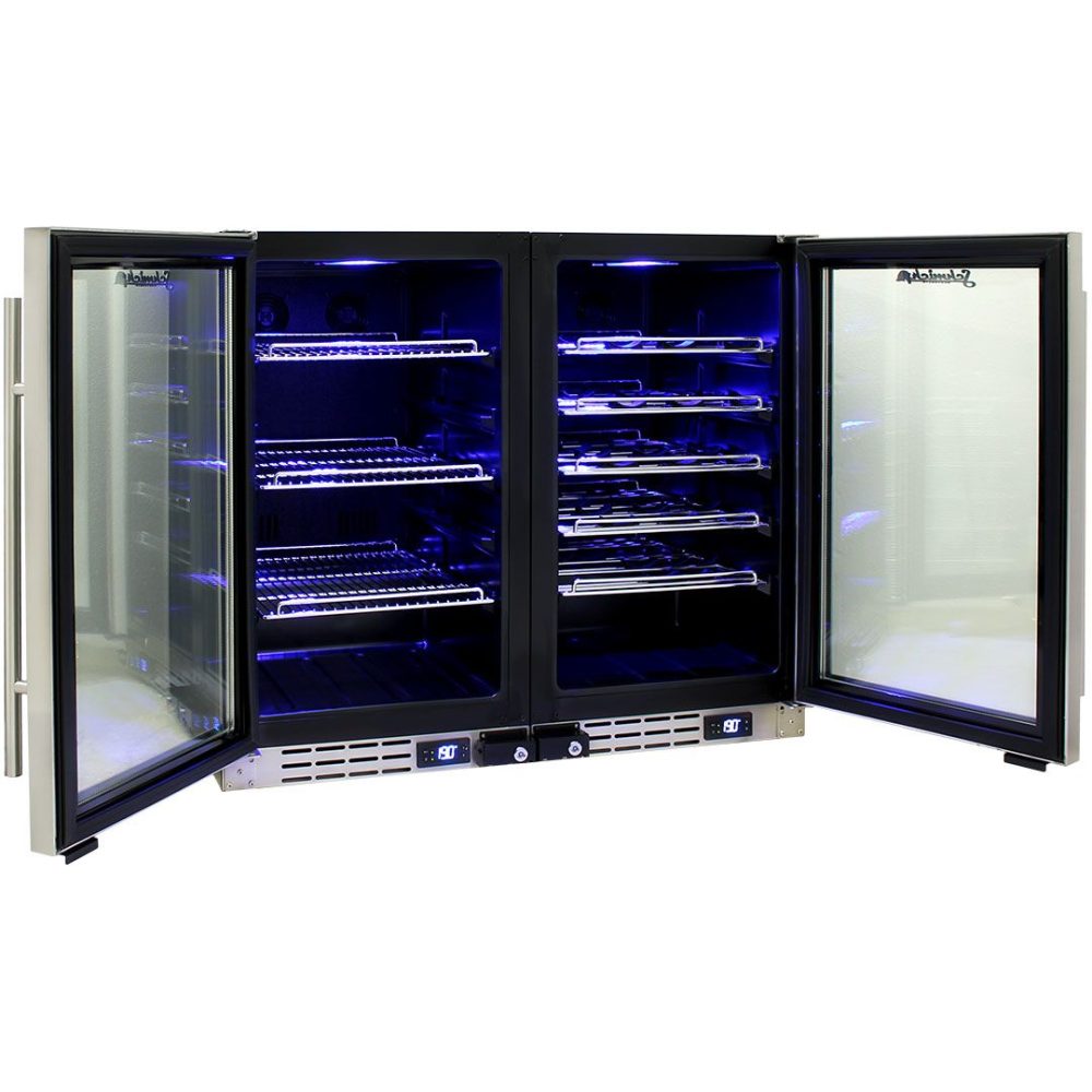 Schmick - JC95- Combo - Triple Glazed Dual Zone Beer and Wine Fridge - Combo - Image 4