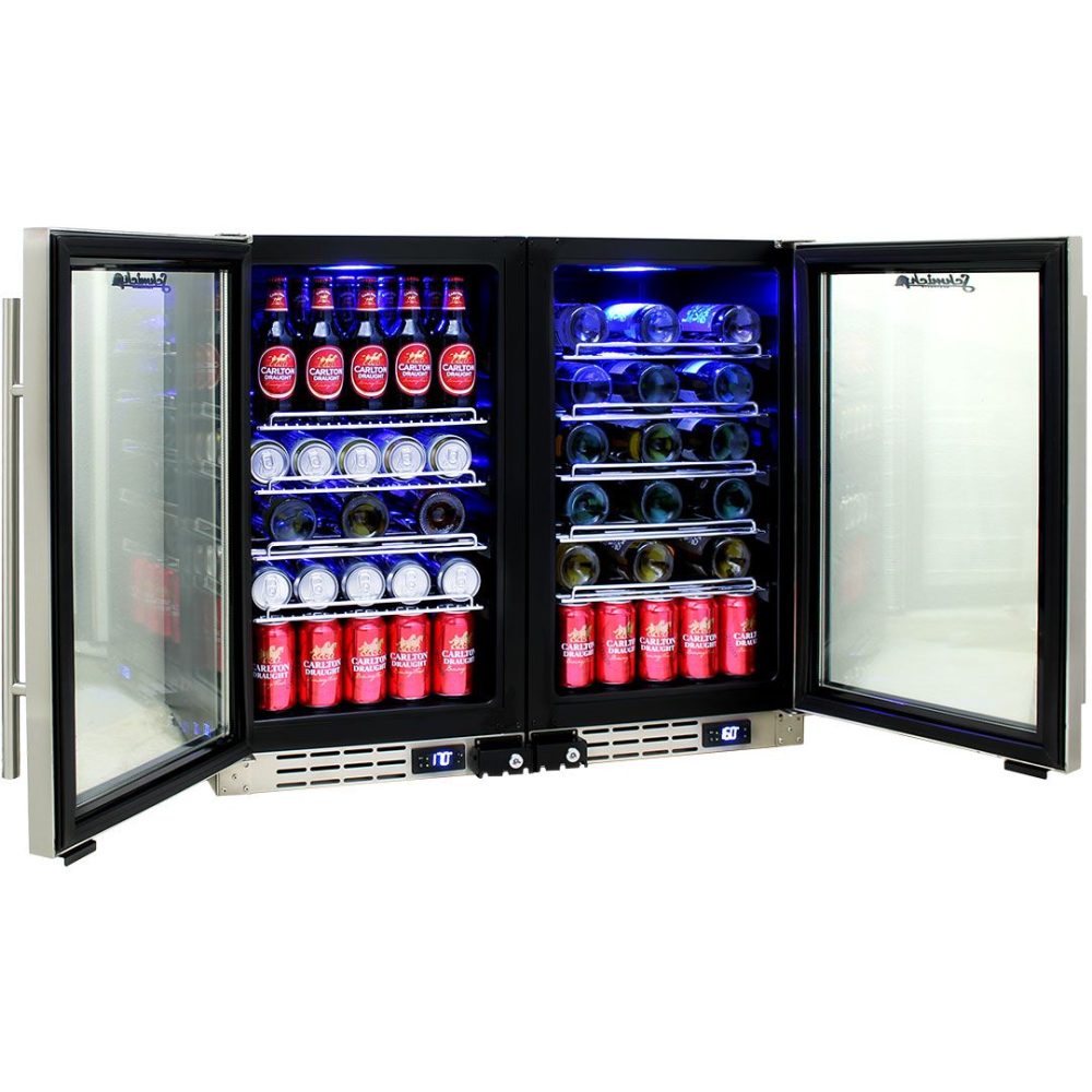 Schmick - JC95- Combo - Triple Glazed Dual Zone Beer and Wine Fridge - Combo - Image 5