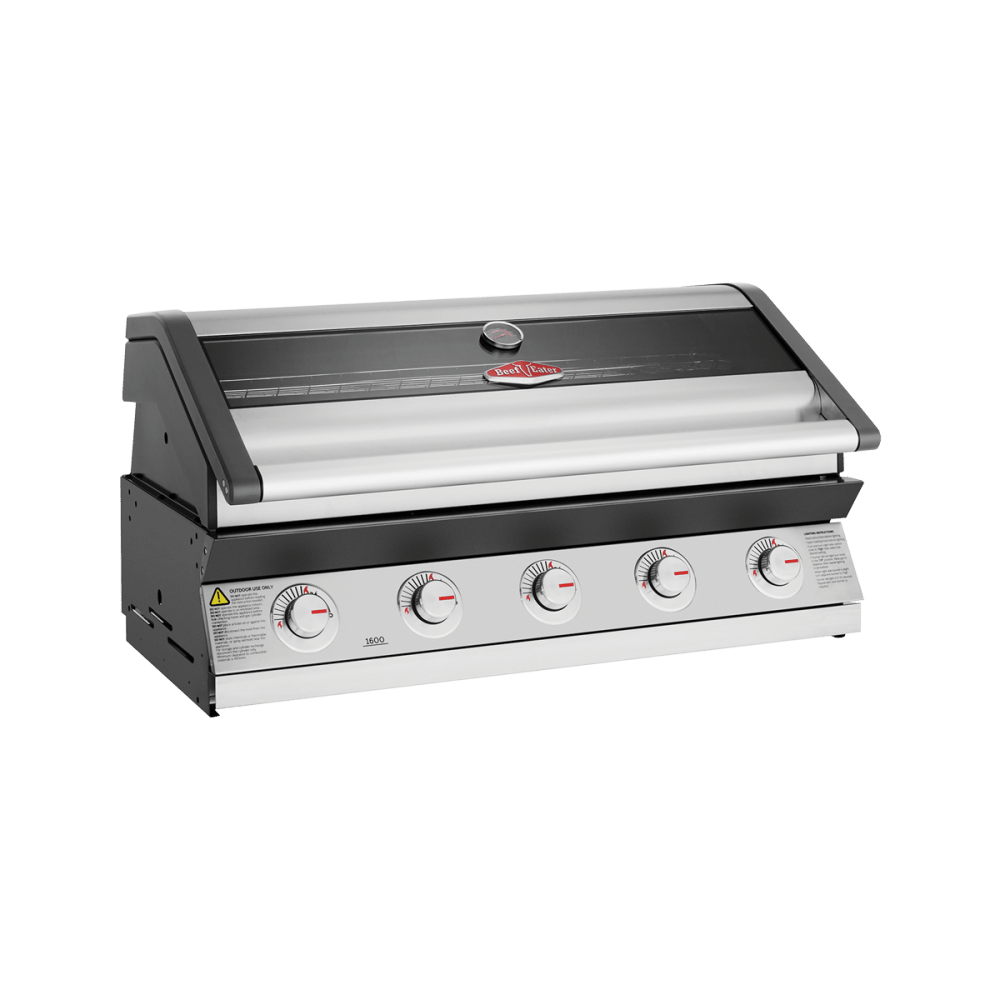 BeefEater 1600 Series Stainless Steel 5 Burner Built In BBQ