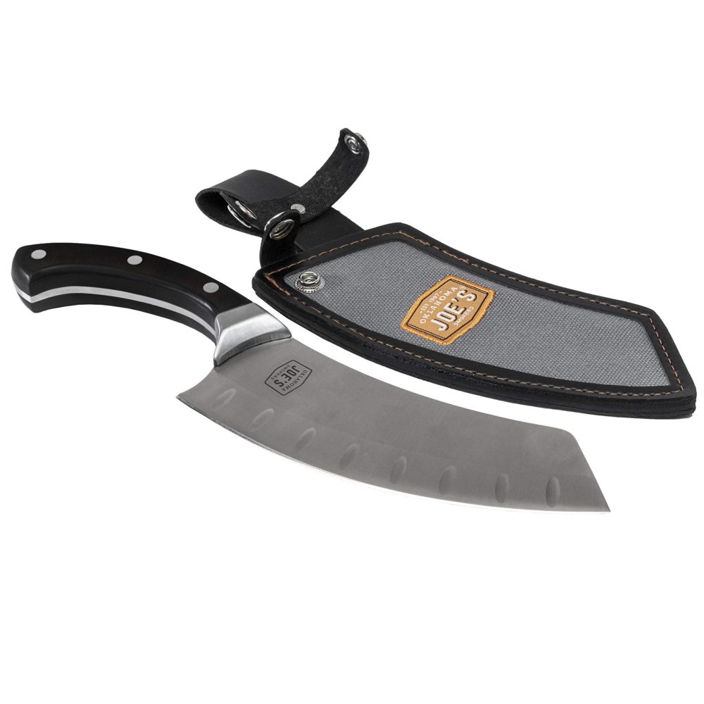 Oklahoma Joes Blacksmith Chefs Cleaver and Knife