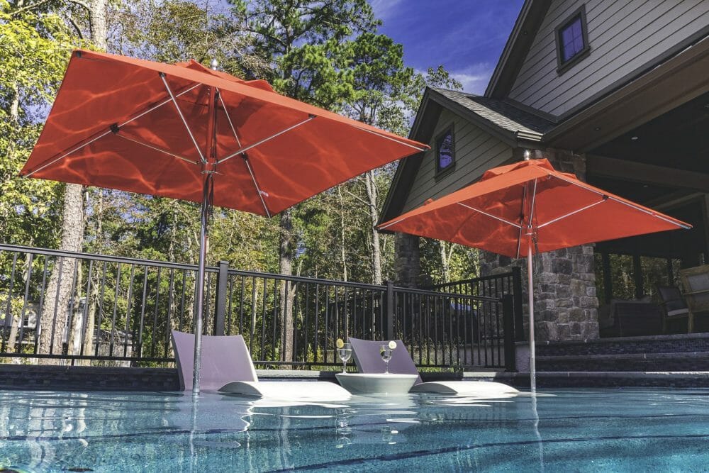 Instant Shade Umbrellas Greenwich 2.5X3.4m Rectangle - Natural - 50mm - Image 6