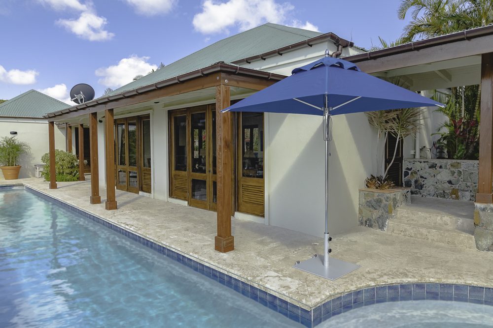 Instant Shade Umbrellas Greenwich 2.5X3.4m Rectangle - Natural - 50mm - Image 5