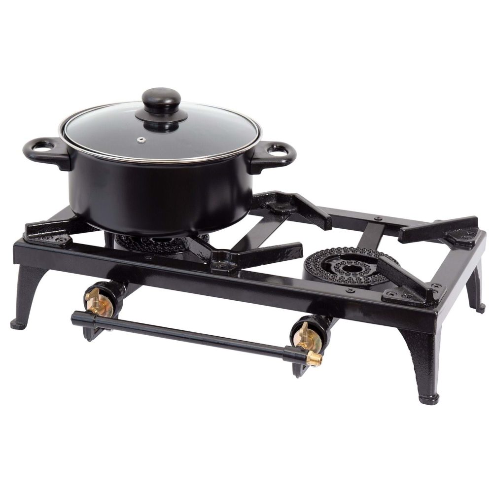 Gasmate - Cast Iron Double Burner Country Cooker - Image 2