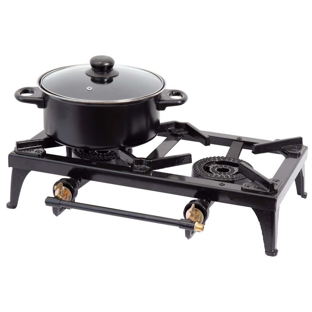 Gasmate - Cast Iron Double Burner Country Cooker