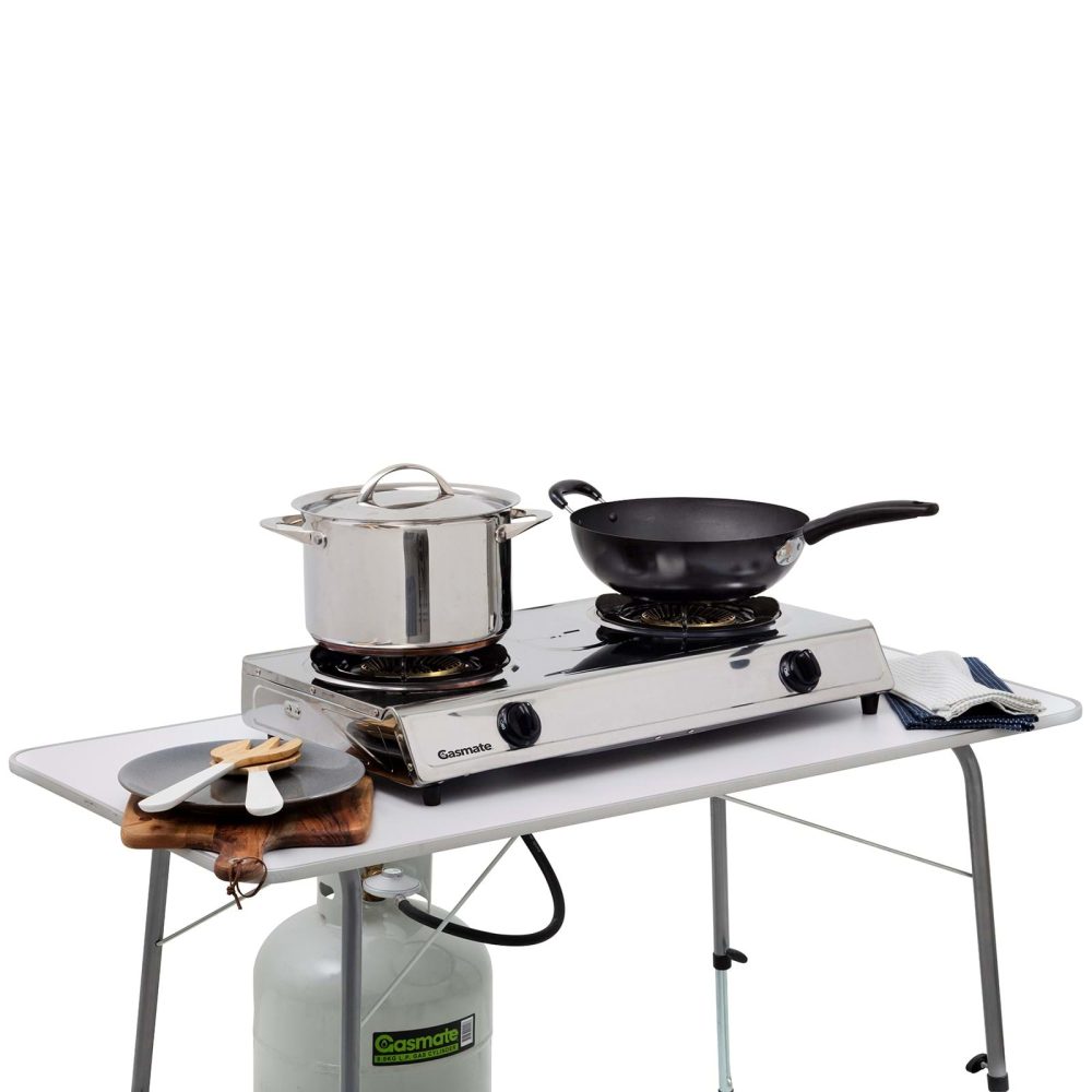 Gasmate - Double Burner Wok Cooker