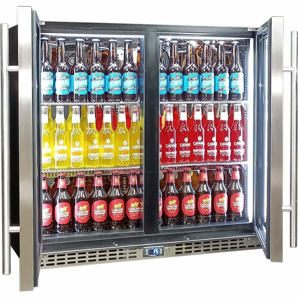 Schmick - SK246-HD - Stainless Steel Heated Glass Door Bar Fridge - Image 5