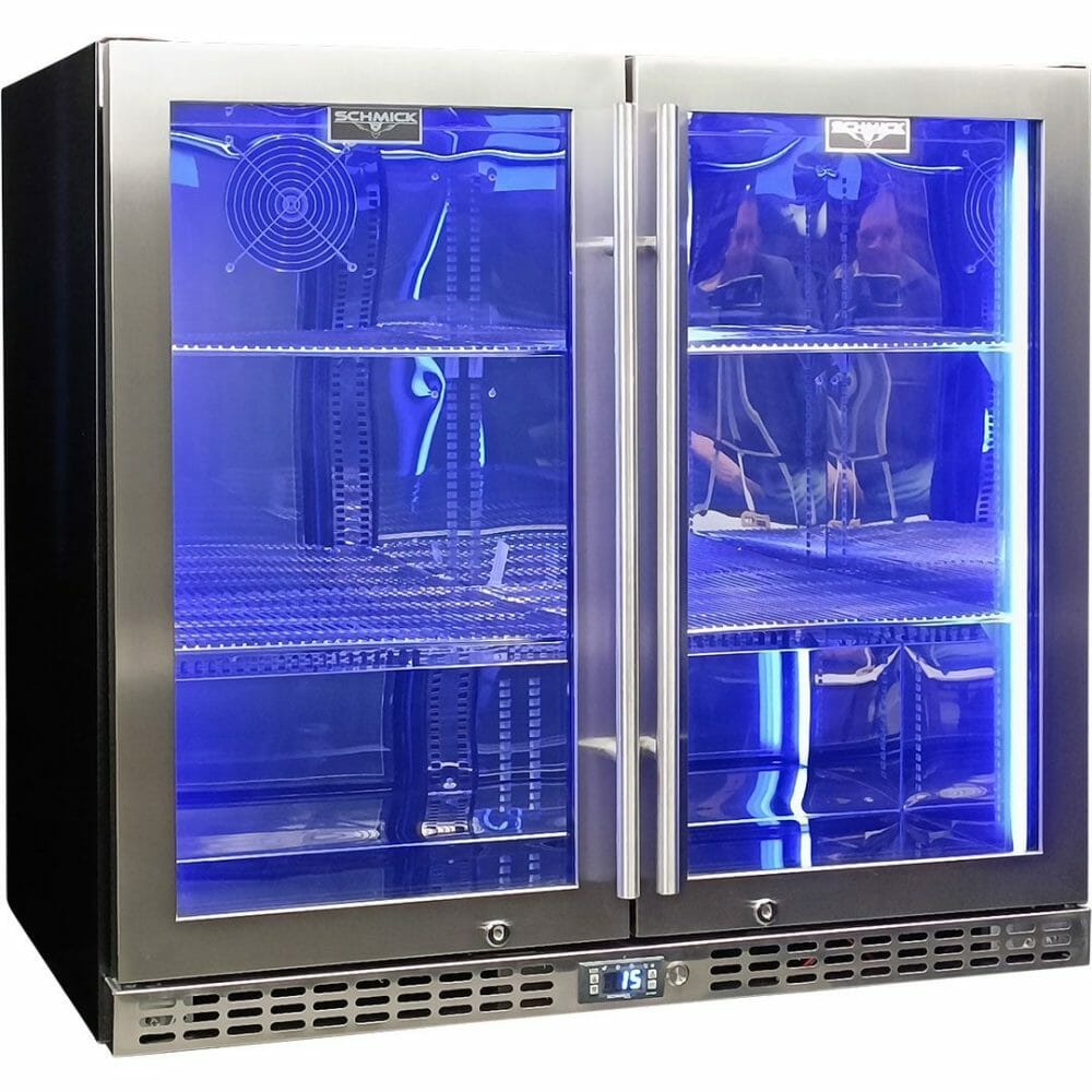 Schmick - SK246-HD - Stainless Steel Heated Glass Door Bar Fridge - Image 3